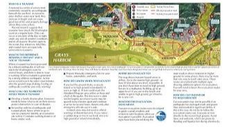 Tsunami Evacuation Map for Aberdeen and Hoquiam, Washington